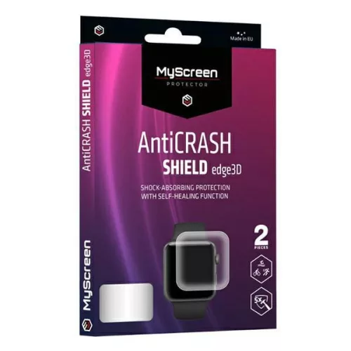 MyScreen fólia AntiCRASH SHIELD edge3D Apple Watch 7/8 41mm 2szt 2mm
