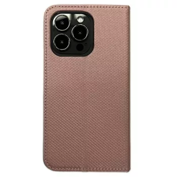  Smart Magnet oldalra nyíló tok Samsung Galaxy S23 Plus, rozéarany