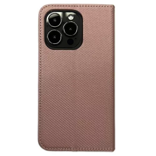 Smart Magnet oldalra nyíló tok Samsung Galaxy S23 Plus, rozéarany