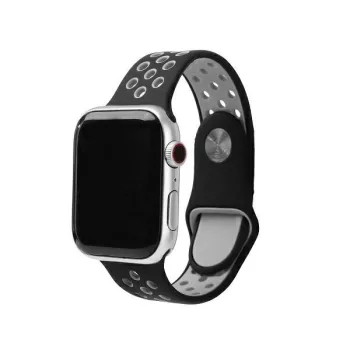   Beline Apple Watch Sport óraszíj szilikon 38/40/41mm, fekete, szürke