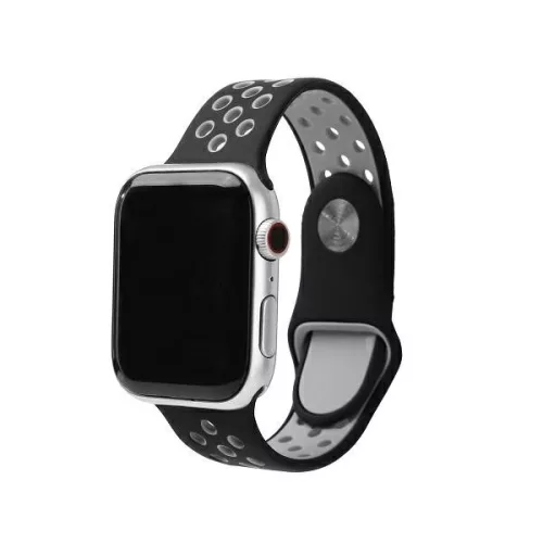 Beline Apple Watch Sport óraszíj szilikon 38/40/41mm, fekete, szürke