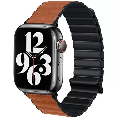 Beline Apple Watch óraszíj Magnetic Pro 38/40/41mm, fekete, barna