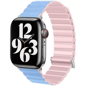   Beline Apple Watch Magnetic Pro óraszíj 42/44/45/49mm, rózsaszín, kék