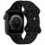 Beline óraszíj Apple Watch szilikon szőtt 38/40/41mm, fekete