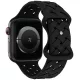 Beline óraszíj Apple Watch szilikon szőtt 38/40/41mm, fekete