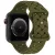 Beline óraszíj Apple Watch szilikon szőtt 38/40/41mm, zöld