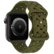 Beline óraszíj Apple Watch szilikon szőtt 42/44/45/49mm, zöld