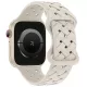 Beline óraszíj Apple Watch szilikon szőtt 42/44/45/49mm, bézs