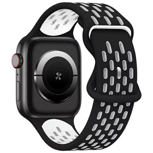 Beline Apple Watch New Sport szilikon óraszíj 38/40/41mm, fekete, fehér