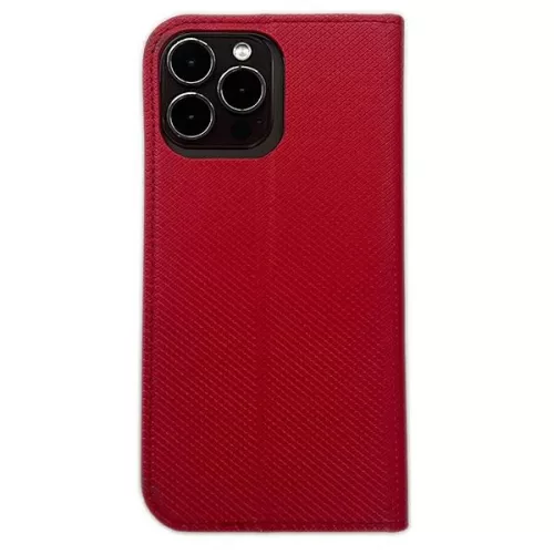 Smart Magnet oldalranyíló tok Samsung Galaxy S23 FE S711, piros