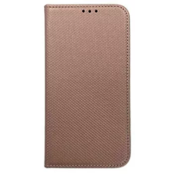   Smart Magnet oldalra nyíló tok Samsung Galaxy S23 FE S711, rozéarany