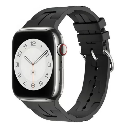 Beline Apple Watch óraszíj szilikon Ultra 38/40/41mm, fekete
