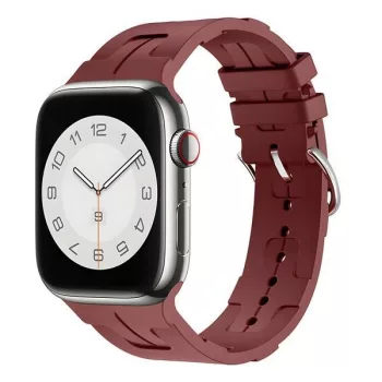   Beline óraszíj Apple Watch szilikon Ultra 38/40/41mm, bordó