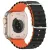 Beline Apple Watch óraszíj szilikon Waves 42/44/45/49mm, fekete, narancssárga
