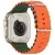 Beline Apple Watch óraszíj szilikon hullámok 42/44/45/49mm, zöld, narancs
