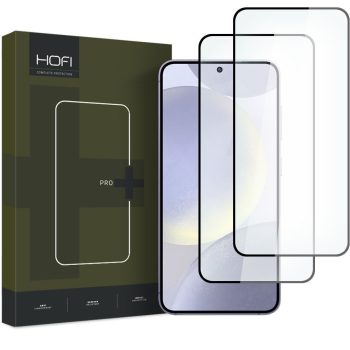   HOFI GLASS PRO+ Kijelzővédő üvegfólia 2db Samsung Galaxy S24 Plus, fekete