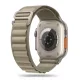 TECH-PROTECT Óraszíj NYLON PRO APPLE WATCH 4/5/6/7/8/9/SE/ULTRA 1/2 (42/44/45/49 MM), szürke-zöld