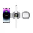 Tech-Protect QI15W-A32 3in1 induktív töltő MagSafe funkcióval okostelefonhoz / Apple Watch-hoz / AirPods-hoz - szürke