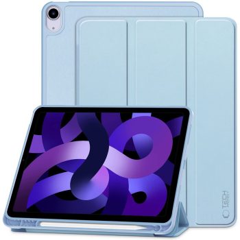   TECH-PROTECT oldalra nyíló tok, tolltartóval SC PEN iPad Air 10.9" 4/5 (2020/2022)/iPad Air 11" (2024/2025), kék