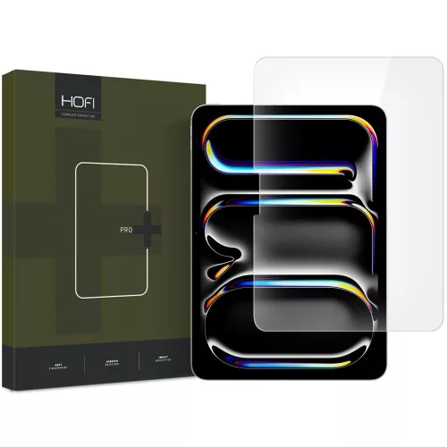 Hofi Tempered Glass Pro+ iPad Air 13 2024/Pro 13 7/2024 kijelzővédő edzett üvegfólia, 9H, átlátszó