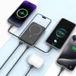TECH-PROTECT Powerbank, külső akkumulátor PB31 LIFEMAG MAGSAFE POWER BANK 10000MAH, fekete