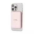 TECH-PROTECT Powerbank, külső akkumulátor PB10 LIFEMAG MAGSAFE POWER BANK 5000MAH, rózsaszín