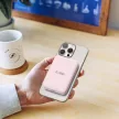 TECH-PROTECT Powerbank, külső akkumulátor PB11 LIFEMAG MAGSAFE POWER BANK 10000MAH, rózsaszín