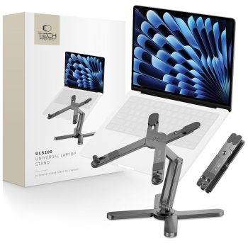  Tech-Protect ULS200 stand, universal laptops up to 16" laptop állvány, szürke