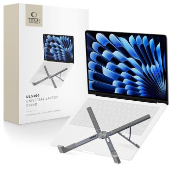   TECH-PROTECT ULS300 UNIVERSAL LAPTOP STAND GREY laptop állvány, szürke