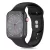 TECH-PROTECT Óraszíj SILICONE APPLE WATCH 4/5/6/7/8/9/SE (38/40/41 MM), fekete