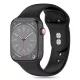 TECH-PROTECT Óraszíj SILICONE APPLE WATCH 4/5/6/7/8/9/SE (38/40/41 MM), fekete