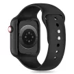 TECH-PROTECT Óraszíj SILICONE APPLE WATCH 4/5/6/7/8/9/SE (38/40/41 MM), fekete