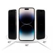 HOFI ANTI SPY GLASS PRO+ 2-PACK iPhone 16 PRIVACY edzett üvegfólia, fekete