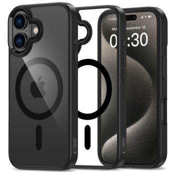 Tech-Protect MagMat MagSafe iPhone 16 Case tok, átlátszó