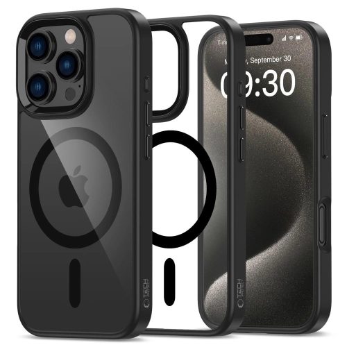Tech-Protect MagMat MagSafe iPhone 16 Pro tok, átlátszó