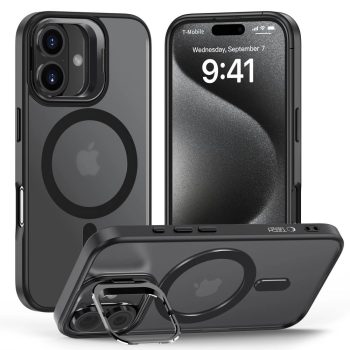   Tech-Protect MagStand MagSafe Case Stand iPhone 16 matt-átlátszó