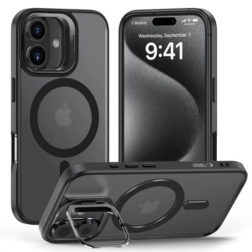 Tech-Protect MagStand MagSafe Case Stand iPhone 16 matt-átlátszó