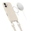 Tech-Protect MagNecklace MagSafe Case Lanyard iPhone 16 tok, bézs