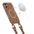 Tech-Protect MagNecklace MagSafe Case Lanyard iPhone 16 tok, barna