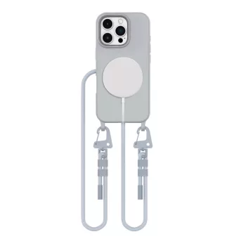   Tech-Protect MagNecklace MagSafe Case with Lanyard iPhone 16 Pro - tok, szürke
