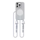 Tech-Protect MagNecklace MagSafe Case with Lanyard iPhone 16 Pro - tok, szürke