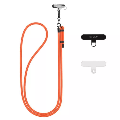 TECH-PROTECT C1S ROPE CROSSBODY nyakpánt narancs/fekete