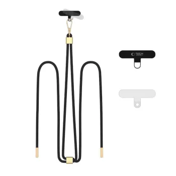   Tech-Protect C2S Rope Crossbody Strap Leash nyakpánt, fekete