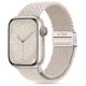 TECH-PROTECT Óraszíj NYLONMAG APPLE WATCH 4/5/6/7/8/9/SE (38/40/41 MM) NATURAL, szürke