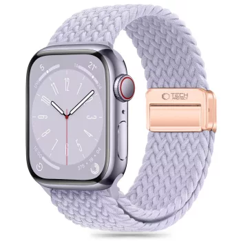   TECH-PROTECT Óraszíj NYLONMAG APPLE WATCH 4/5/6/7/8/9/SE (38/40/41 MM), lila