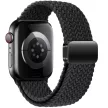 TECH-PROTECT Óraszíj NYLONMAG APPLE WATCH 4/5/6/7/8/9/SE (38/40/41 MM), fekete