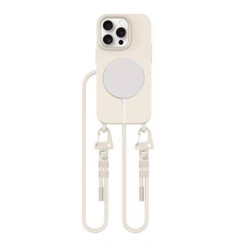 TECH-PROTECT MAGNECKLACE MAGSAFE IPHONE 15 PRO tok, bézs