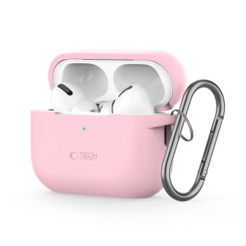   Tech-Protect Silicone Hook Apple AirPods Pro 1 / 2 tok, rózsaszín