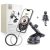 TECH-PROTECT MM15W-V6 MAGNETIC MAGSAFE DASHBOARD & VENT CAR MOUNT vezeték nélküli töltő 15W, fekete