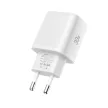 Tech-Protect NCA30 PD 30W QC3.0 USB-A / USB-C hálózati töltő + USB-C / Lightning kábel 100cm, fehér
